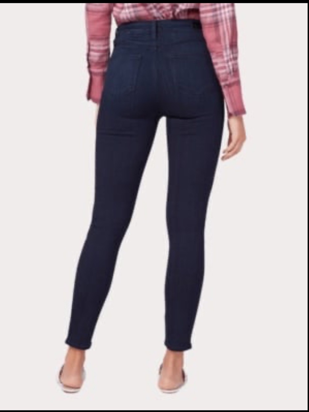 PAIGE High-Rise Skinny Jeans in Dark Blue